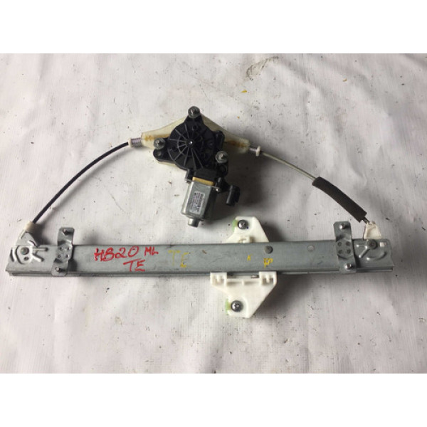 Máquina De Vidro Elétrico Traseira Esquerda Hb20 2012 A 2014