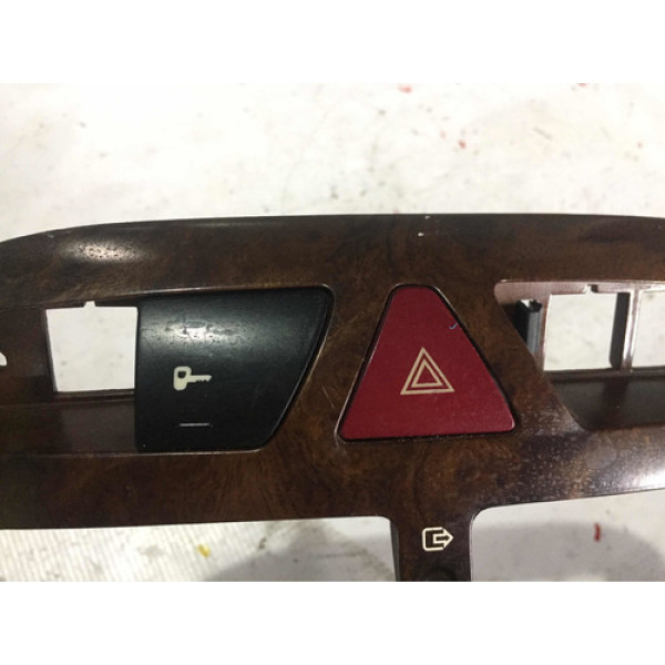 Botão De Alerta Do Painel Central Peugeot 307 Original