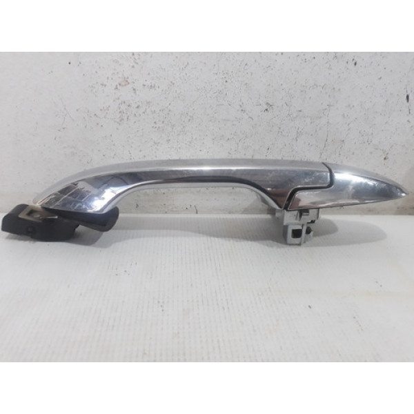 Maçaneta Externa Porta Traseira Esquerd Honda City 2009-2013 Prateado Traseira