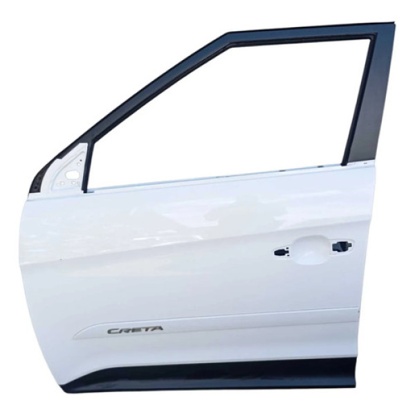 Porta Dianteira Esquerda Hyundai Creta 2017 2020 Dianteira Esquerdo Branco