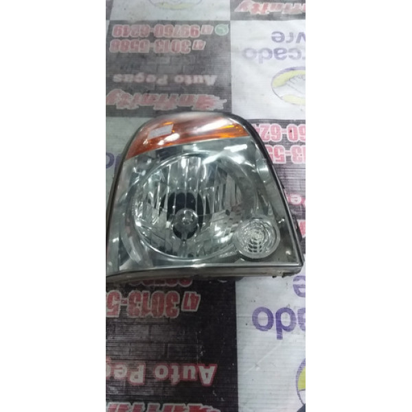 Farol Lado Direito Kia Bongo 2004 A 2010 Com  Detalhes 