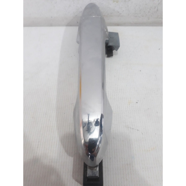 Maçaneta Externa Porta Traseira Direita Honda City 2009-2013 Prateado Traseira