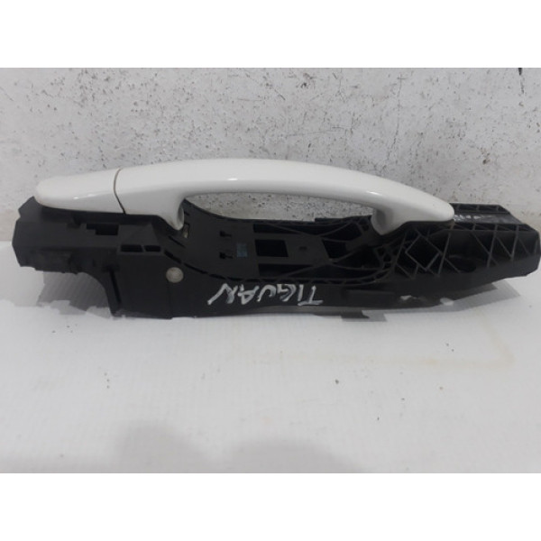 Maçaneta Externa Volkswagen Tiguan 2012 Dianteira Direita  Branco Dianteira