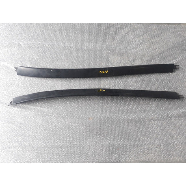 Par De Friso/acabamento Do Teto Honda Crv 2008/2011 Preto