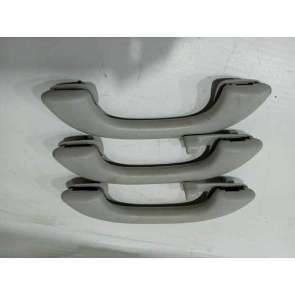 Jogo De Alça Teto Peugeot 3008 1.6 Thp 2012/2015 Cinza