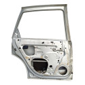 Porta Traseira Esquerda Gm Vectra 1997/2004  Traseira Esquerdo Prateado