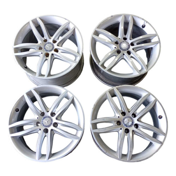 Jogo De Rodas 17 Original Mercedes C180 2011/2014 Duas Talas