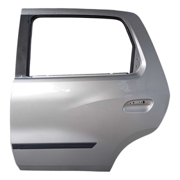 Porta Traseira Esquerda Chevrolet Gm Spin 2012 2016 Traseira Esquerdo Prata