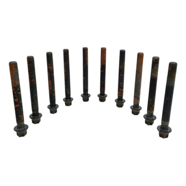 Kit 10 Parafusos Mancal Virabrequim Tiida 1.8 2008 2013 Preto